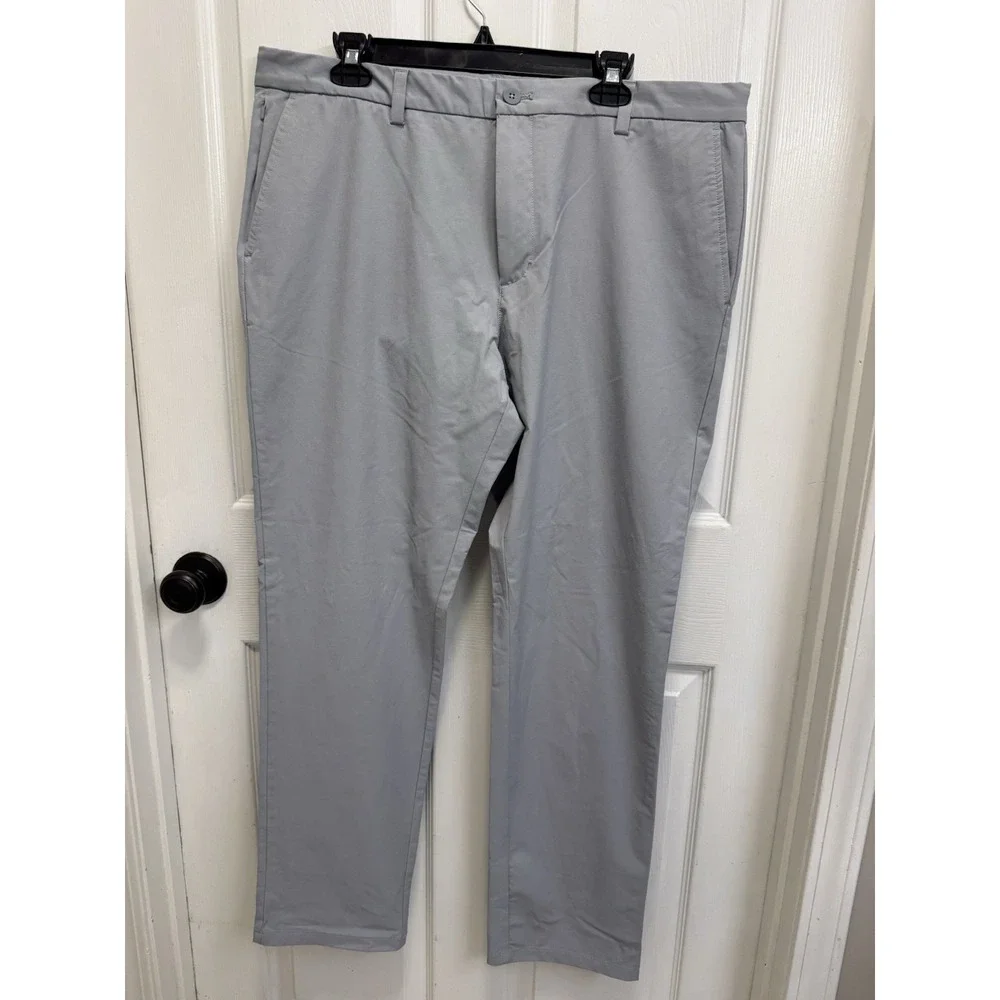 Vineyard Vines OTG Golf Pants Men's 38x32 On The Go Gray Performance Stretch